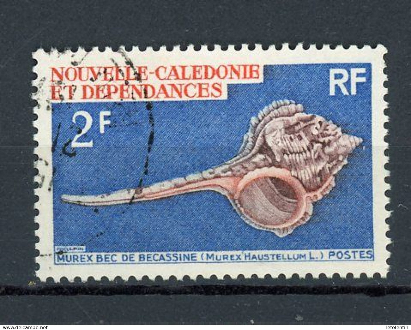 NOUVELLE-CALEDONIE RF - COQUILLAGE  - N°Yt 358 Obli. - Gebraucht