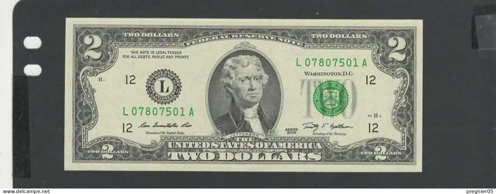 USA - Billet 2 Dollar 2009 NEUF/UNC P.530 § L 501 - Billets De La Federal Reserve (1928-...)