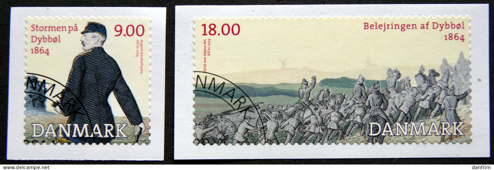 Denmark 2014  Minr.1774 -75   Dybbøl 1864   (O)   ( Lot  G 120 ) - Gebruikt