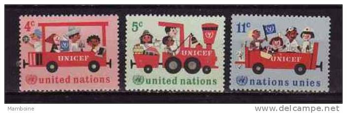 ONU ~ 1966  N°156 . 58    Neuf X X   Serie Compl. - Neufs