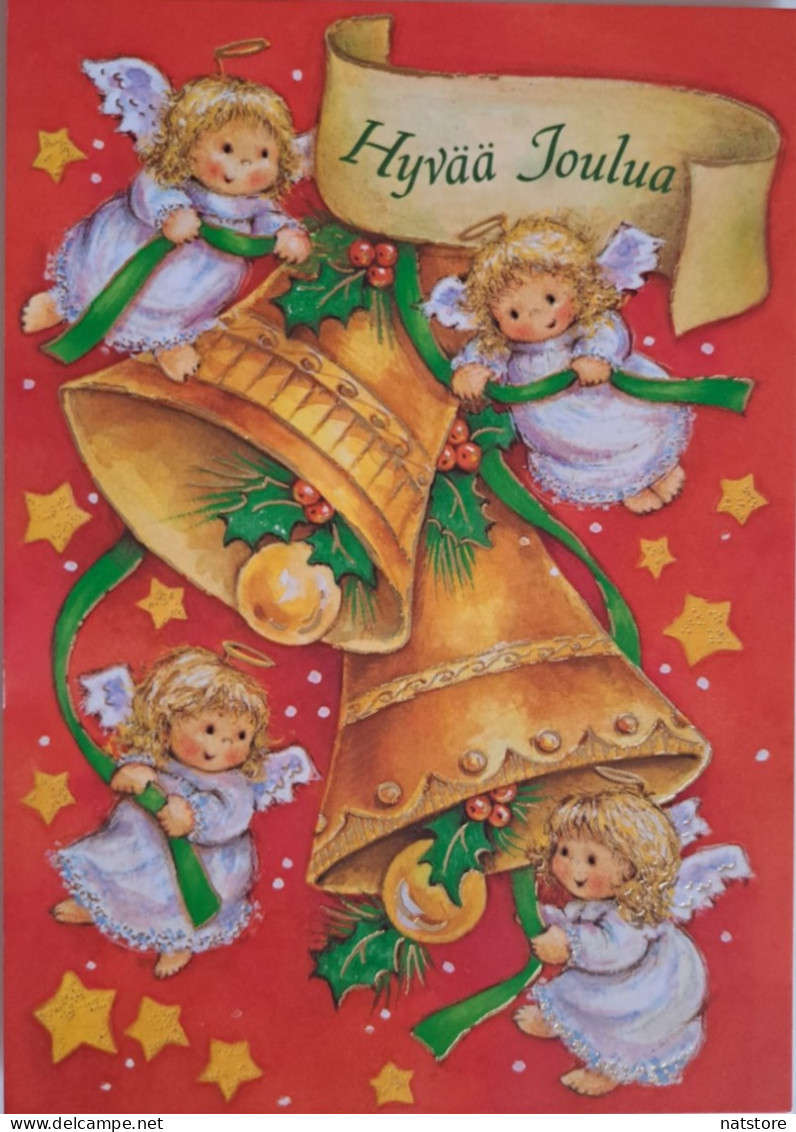 FINLAND.. POSTCARD WITH STAMP ....MERRY CHRISTMAS! - Storia Postale