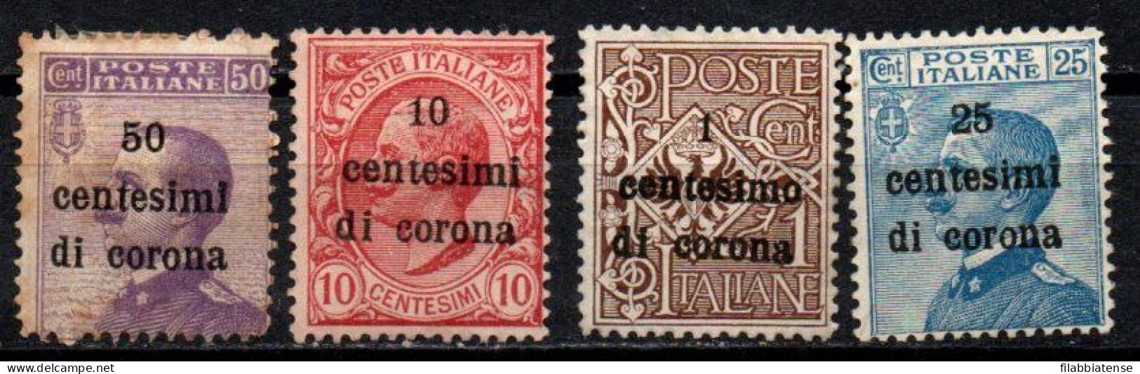 1919 - Italia - Trento E Trieste 1 + 4 + 6 + 9 Soprastampati  ------- - Trente & Trieste