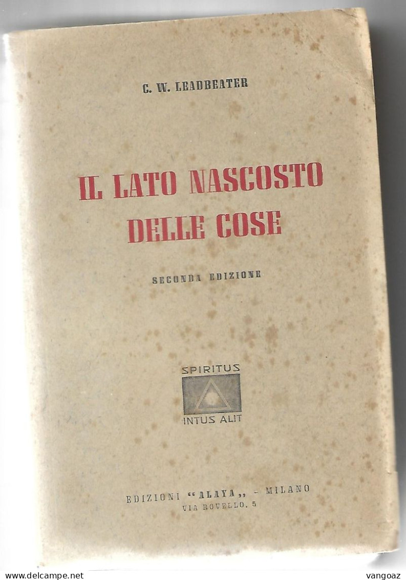 IL LATO NASCOSTO DELLE COSE - Historia Biografía, Filosofía