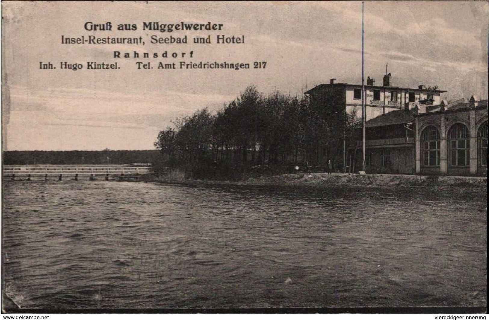 ! Alte Ansichtskarte Gruß Aus Müggelwerder, Berlin Rahnsdorf, 1923 - Müggelsee