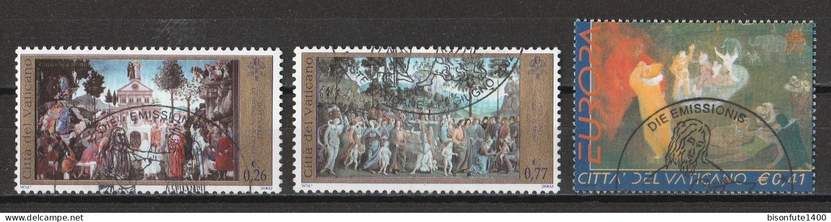 Vatican 2002 : Timbres Yvert & Tellier N° 1266 - 1268 - 1270 - 1275 Et 1277 Oblitérés. - Oblitérés