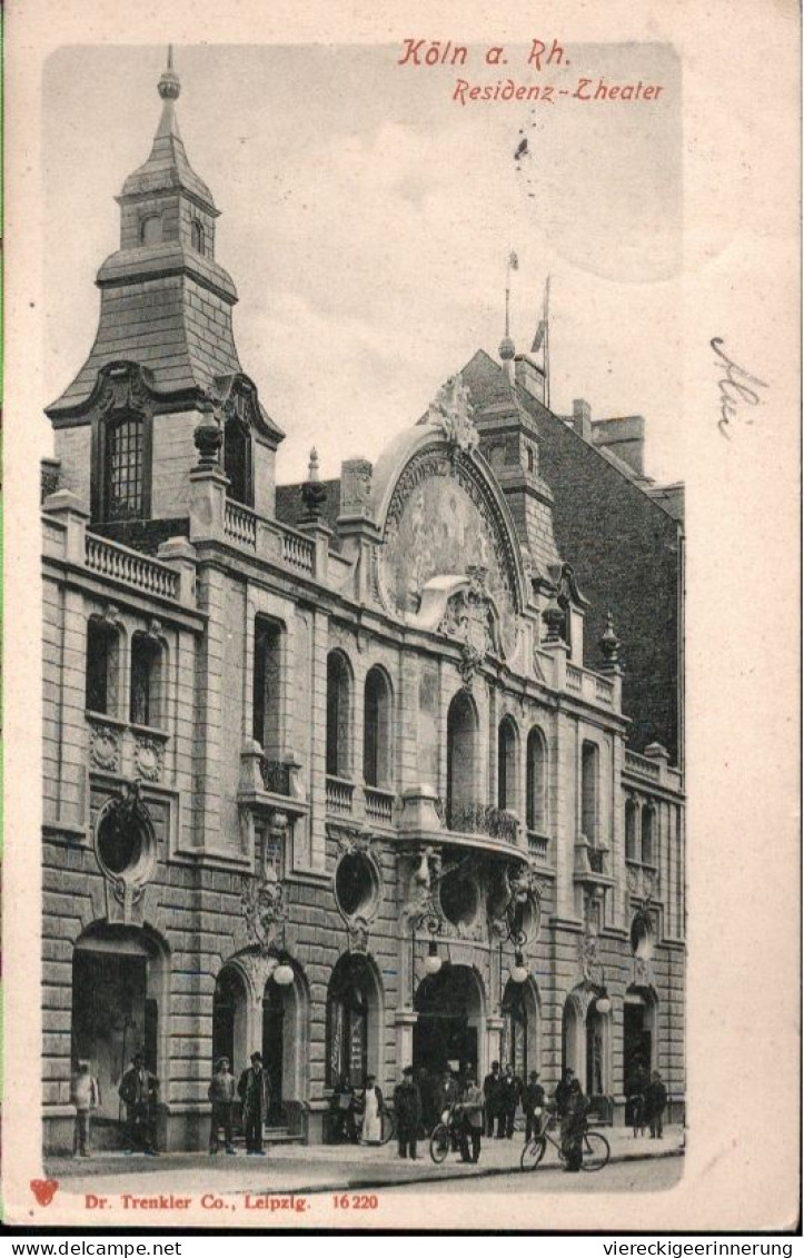 ! Alte Ansichtskarte Köln, Residenz Theater - Koeln