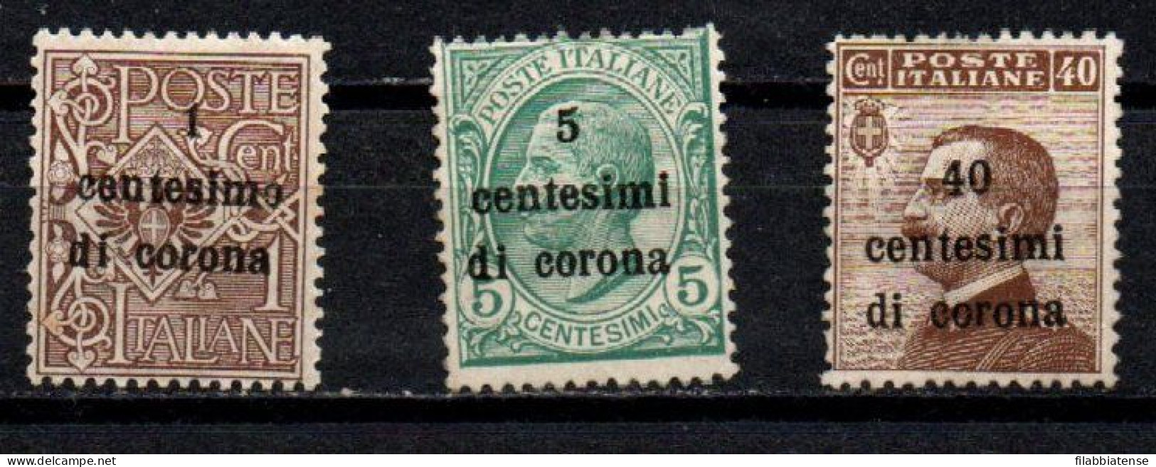 1919 - Italia - Trento E Trieste 1 + 3 + 7 Soprastampati  ------- - Trentin & Trieste