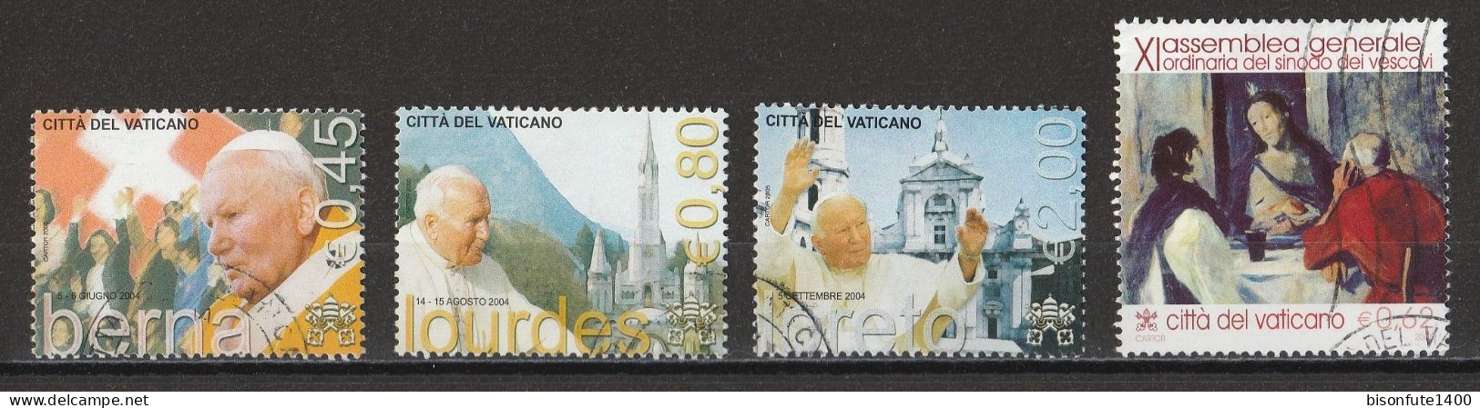 Vatican 2005 : Timbres Yvert & Tellier N° 1383 - 1384 - 1385 Et 1386 Oblitérés. - Gebraucht