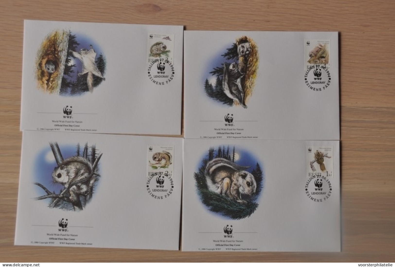 209 ++ FDC WWF WNF WERELD NATUUR FONDS ++ ESTLAND EEKHOORN SQUARREL - Other & Unclassified