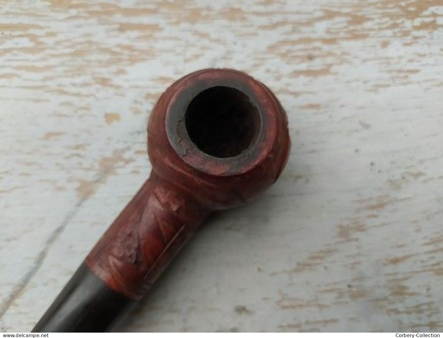 Lot 4 Anciennes Pipes en Bruyère Collection Tabac