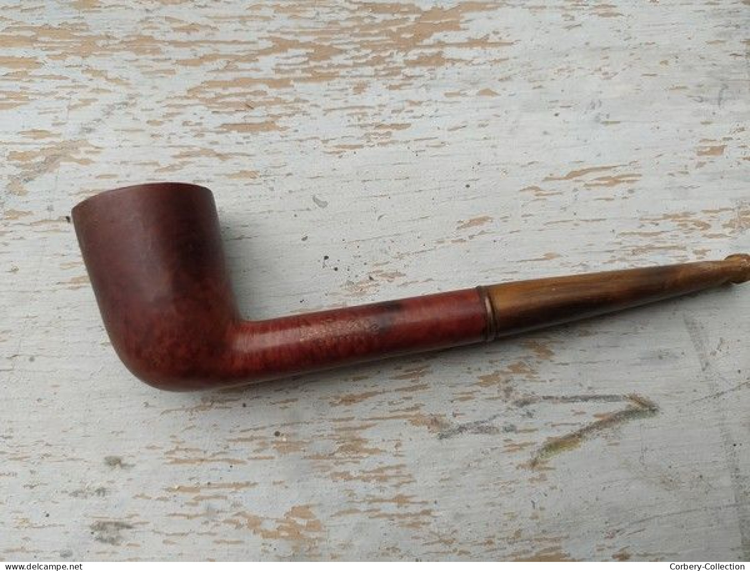 Lot 4 Anciennes Pipes en Bruyère Collection Tabac