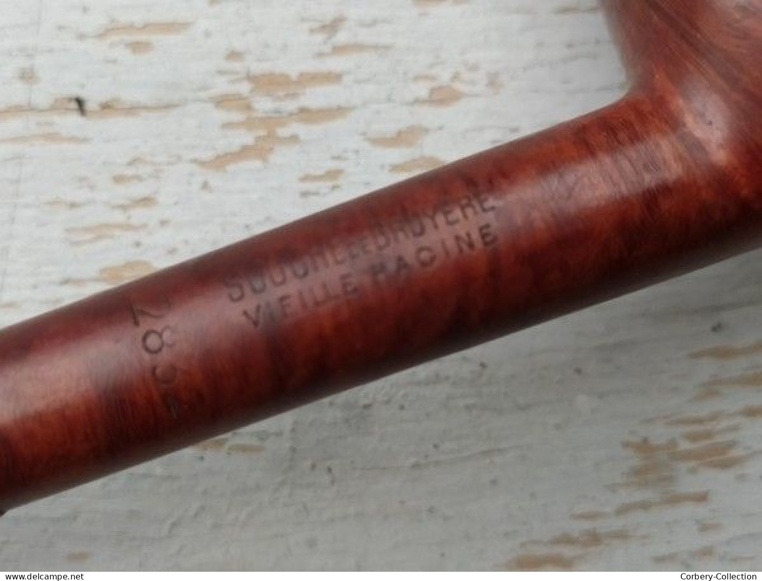 Lot 4 Anciennes Pipes en Bruyère Collection Tabac