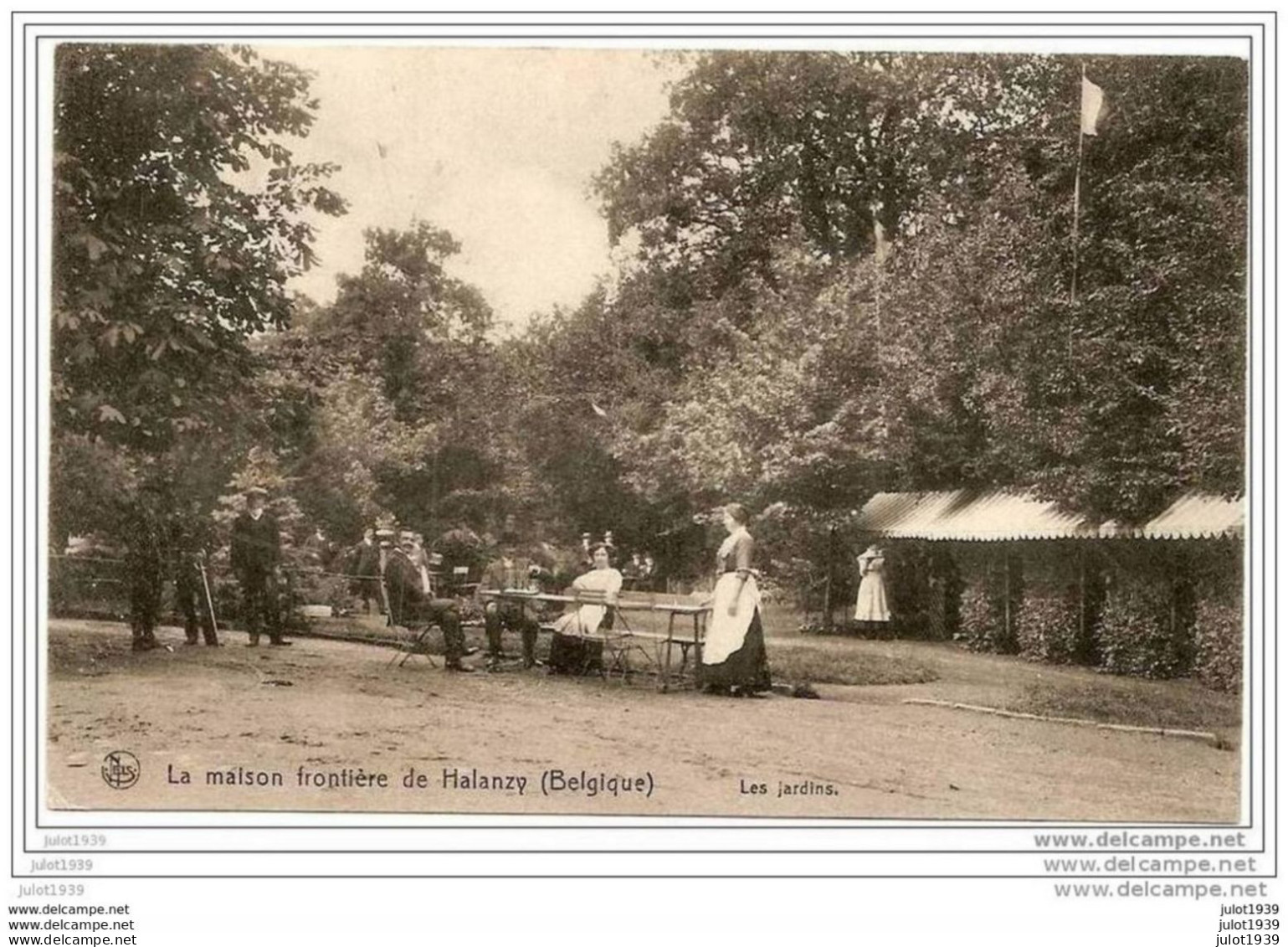 HALANZY ..-- Maison FRONTIERE . Voir Cachets ALLEMANDS . Voir Verso . - Aubange