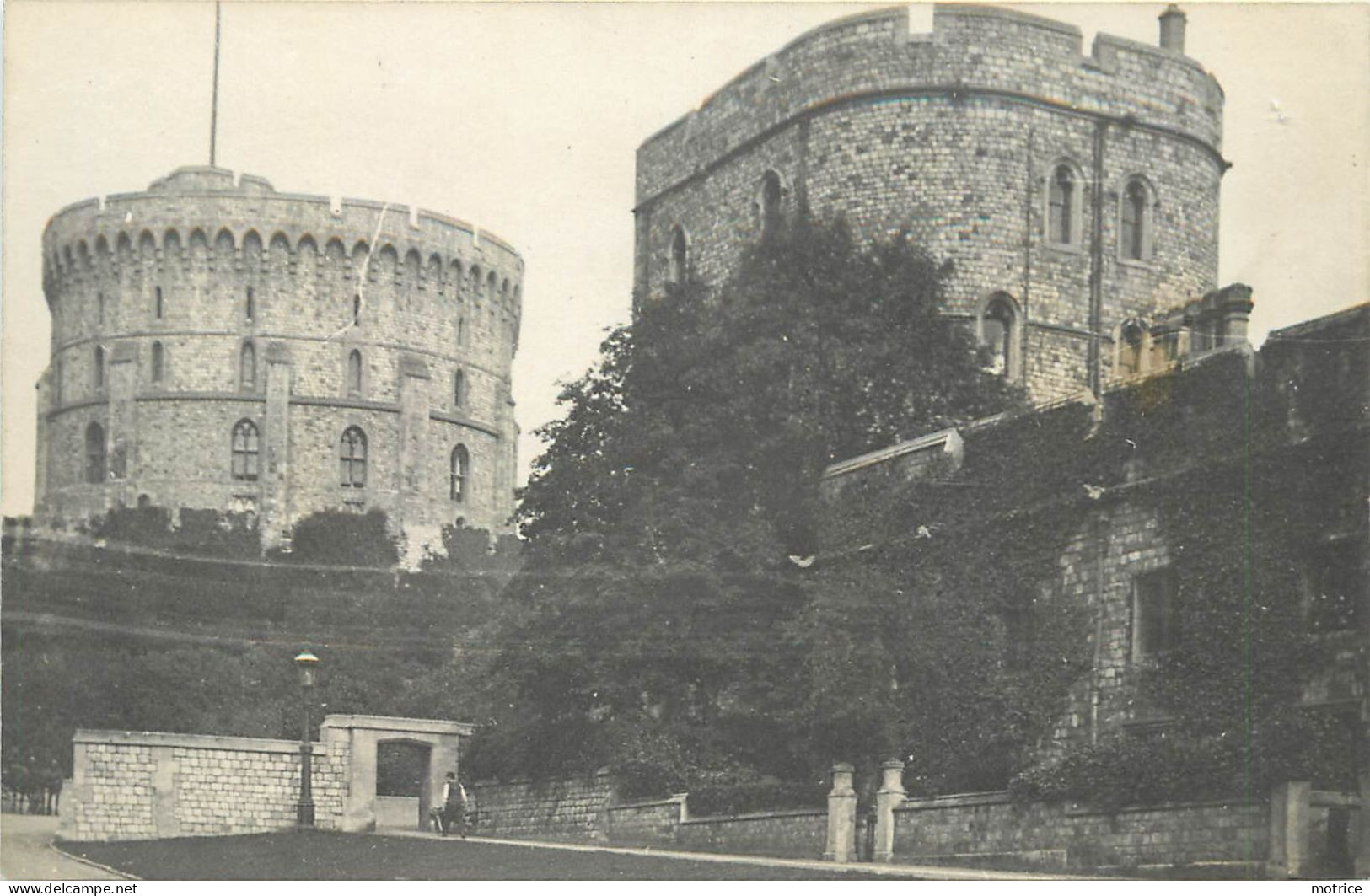 WINDSOR - Le Château, La Tour Ronde, Carte Photo Vers 1900. - Windsor Castle