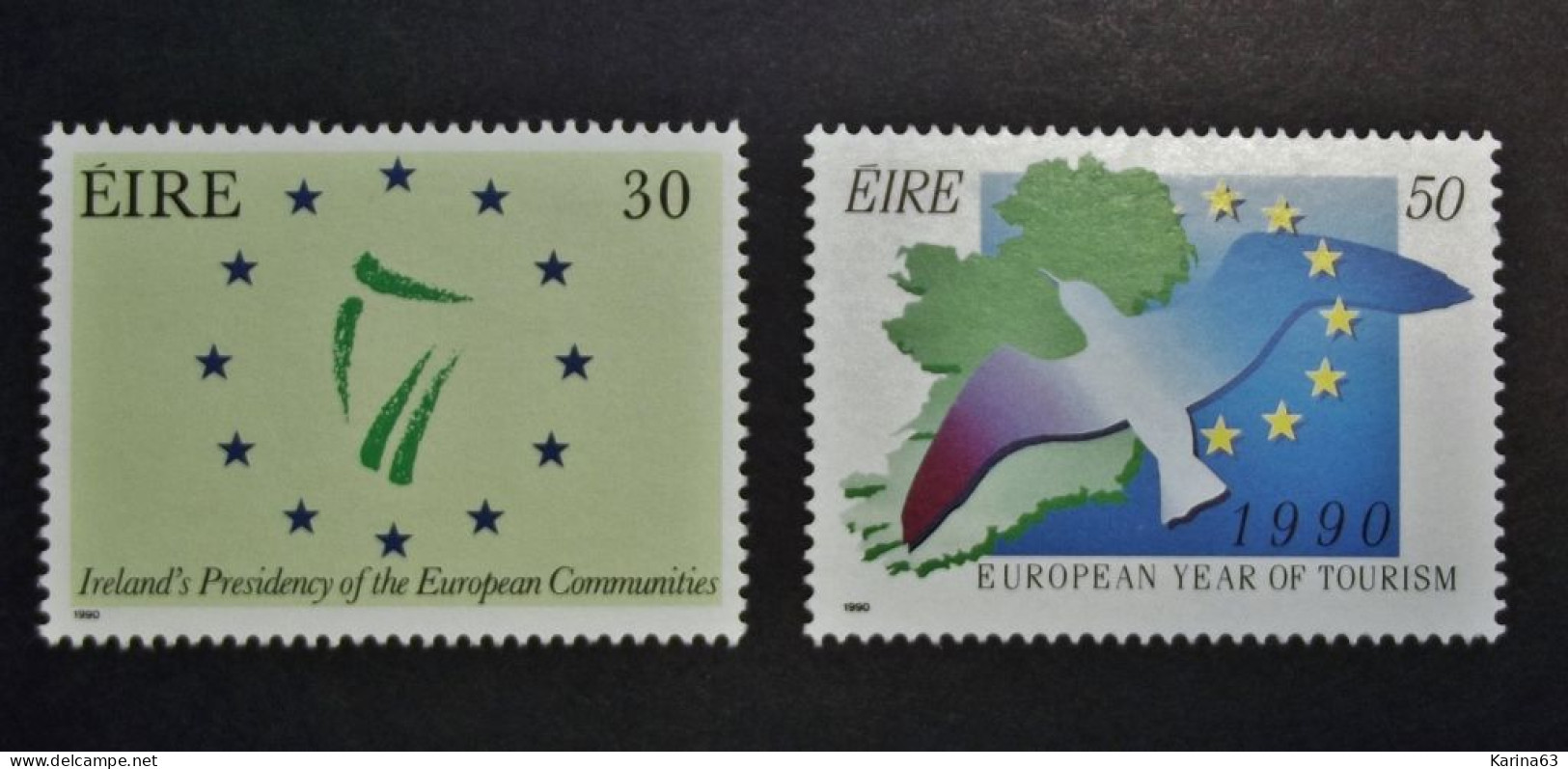 Ireland - Irelande - Eire - 1990  -  Y&T N° 701 - 702 ( 2 Val.) - Europe - European Tourism - MNH - Postfris - Neufs