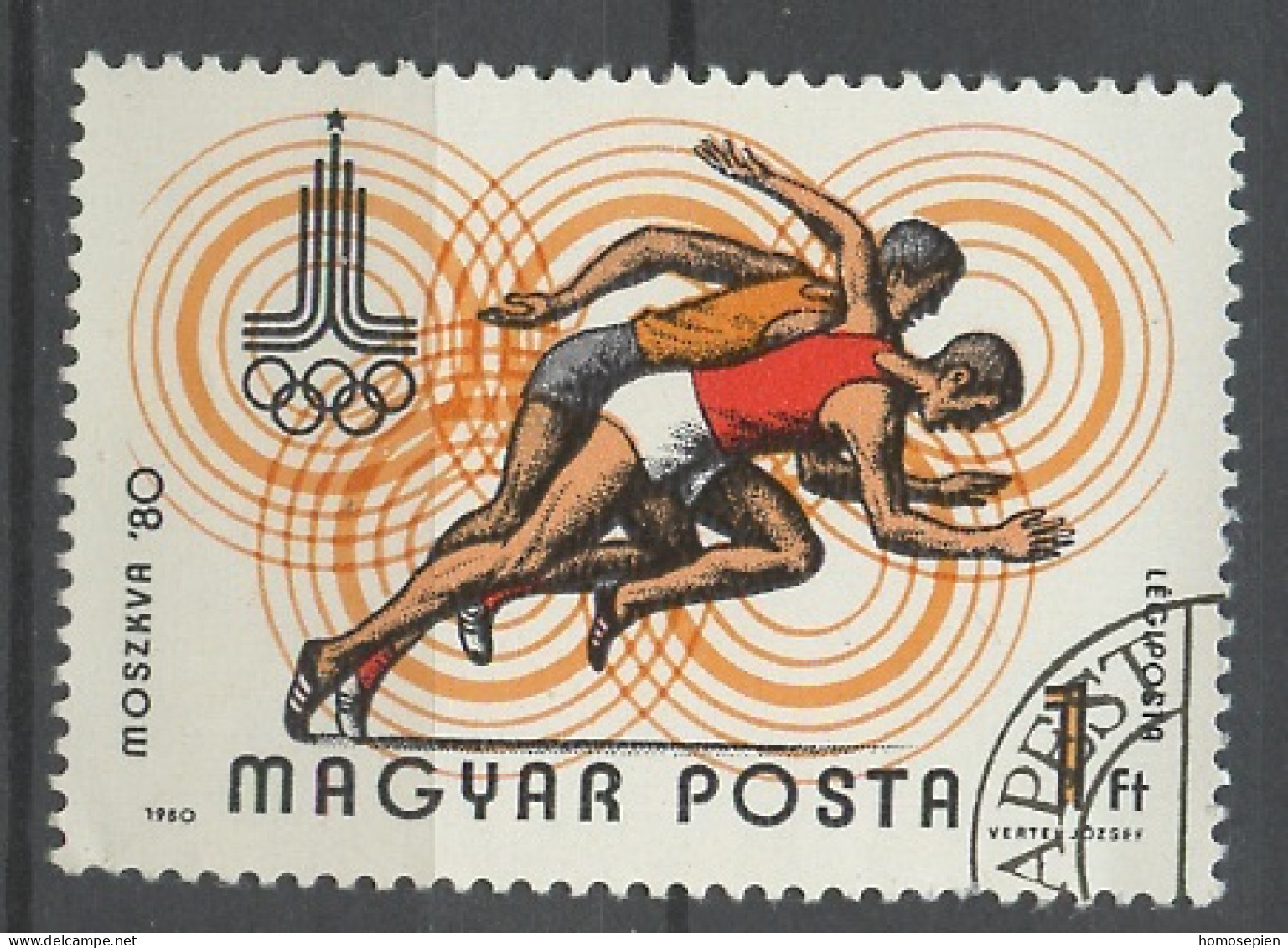 Hongrie - Hungary - Ungarn Poste Aérienne 1980 Y&T N°PA431 - Michel N°F3435 (o) - 40fi Course à Pied - Used Stamps