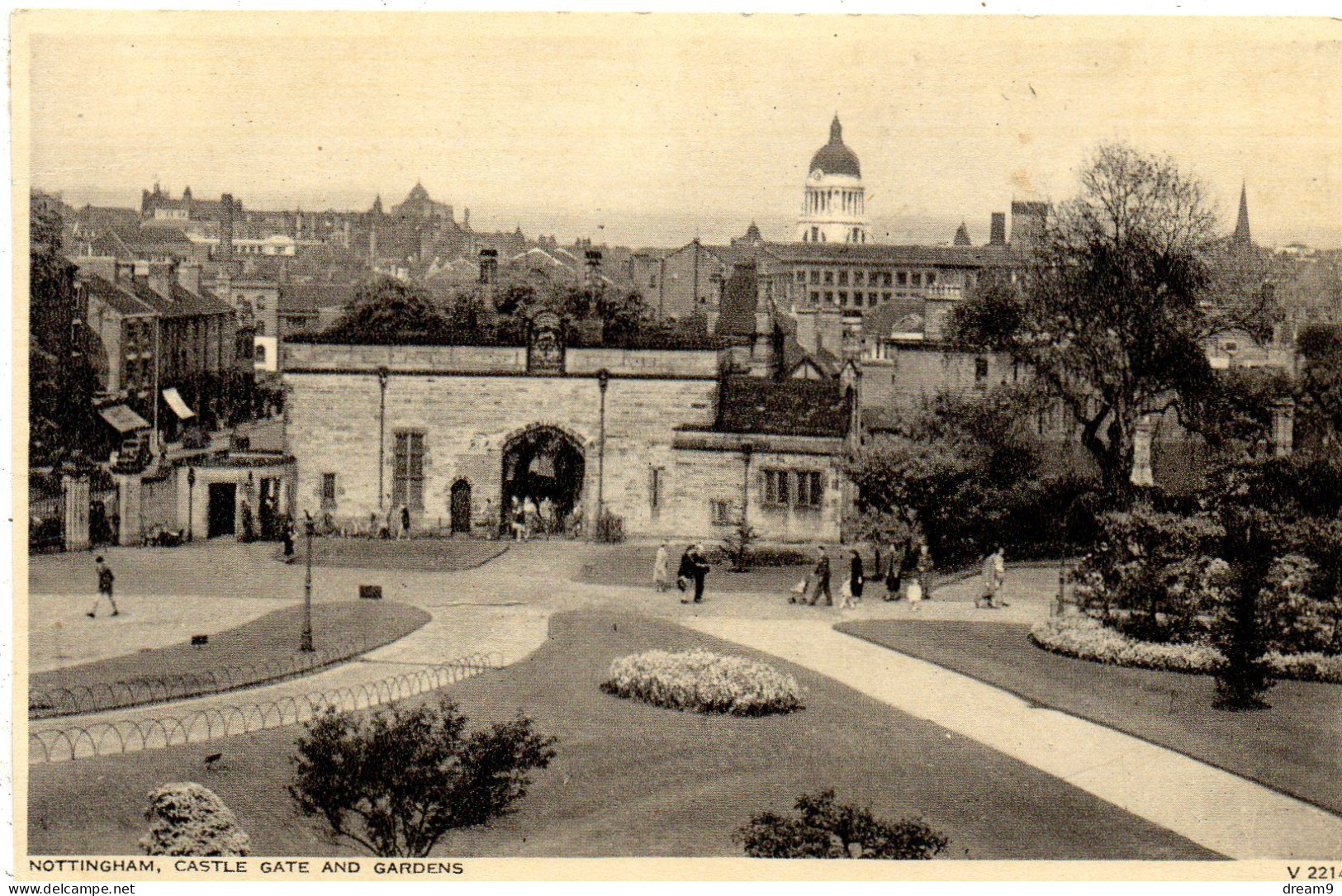 ANGLETERRE - NOTTINGHAM - Castle Gate And Gardens - Nottingham