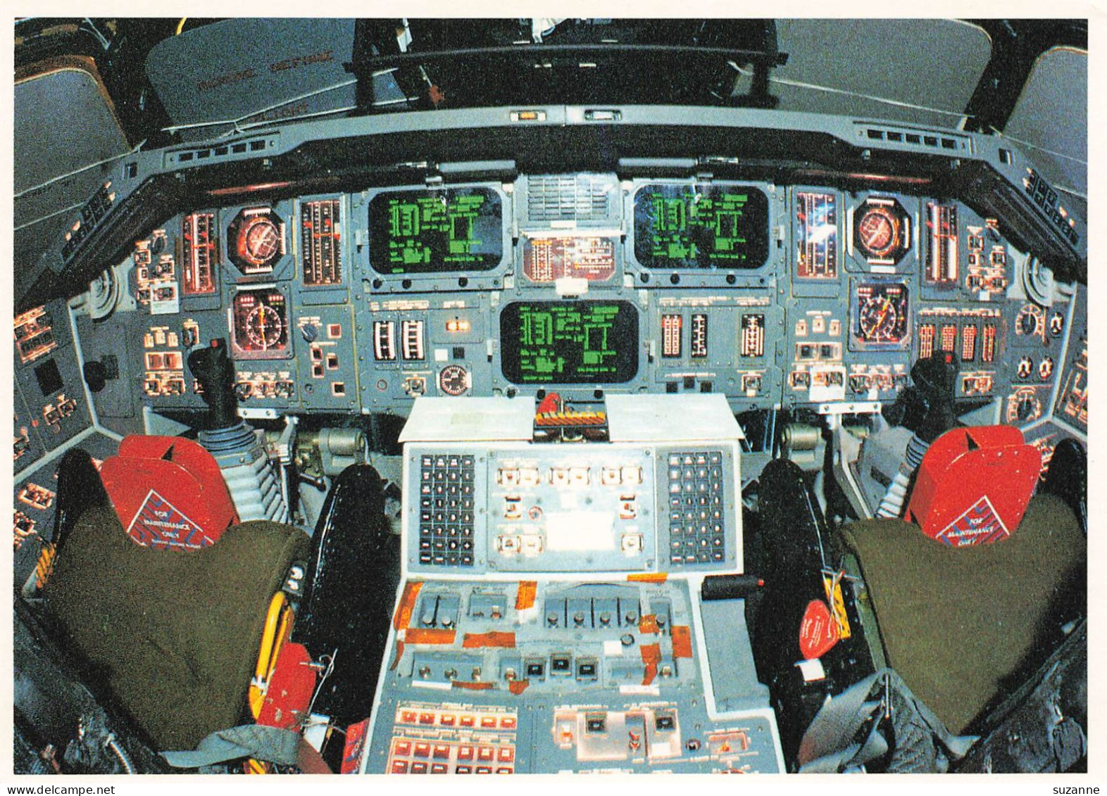 Thème ESPACE - SPACE SHUTTLE Collection - F-037 An Interior View - Spazio