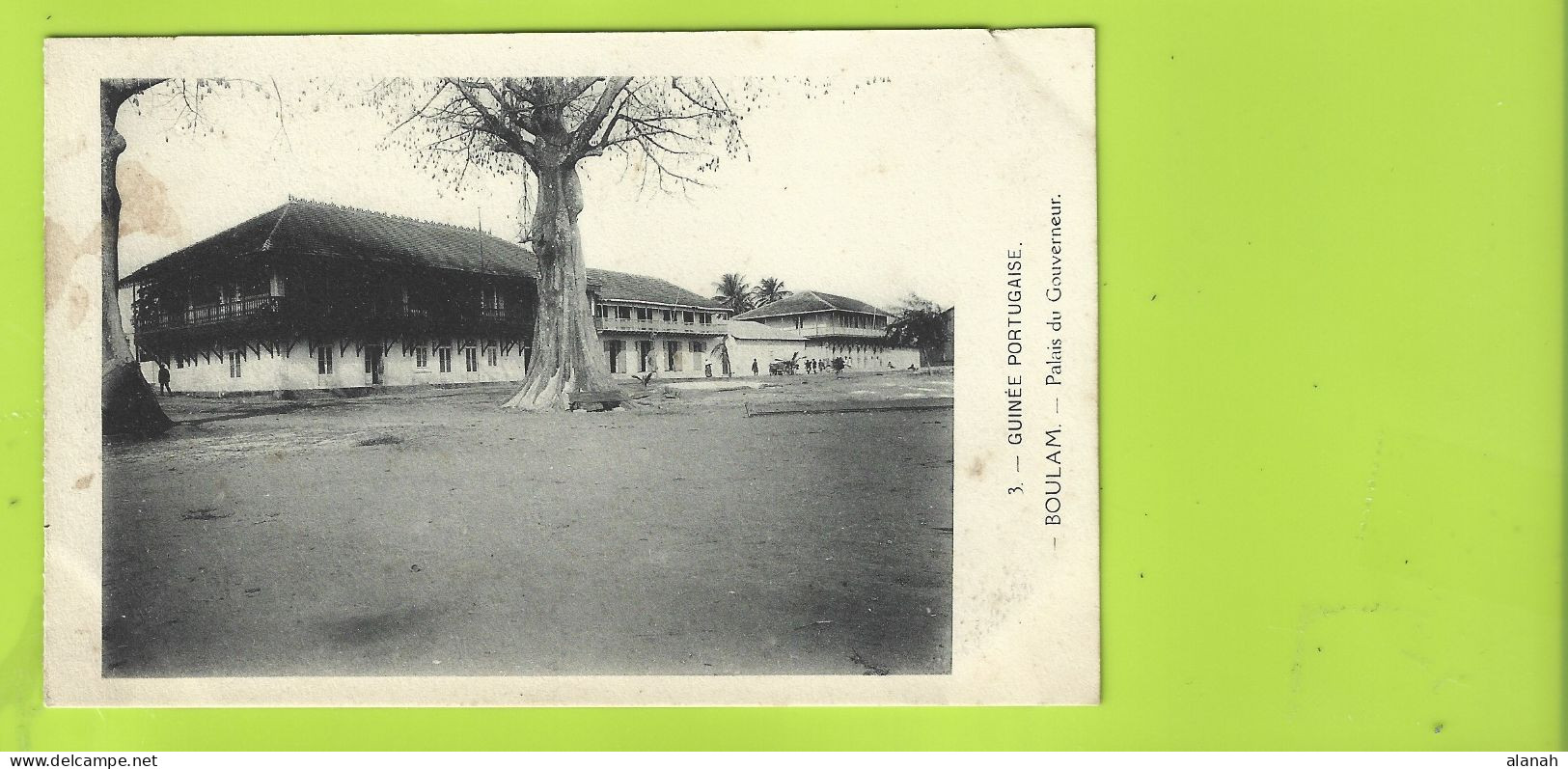 BOULAM Palais Du Gouverneur En Guinée Portugaise (Longuet) Guinea Bissau - Guinea-Bissau