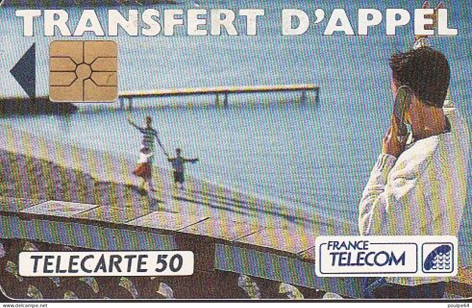 F275 - 05/1992 - TRANSFERT D'APPEL " Plage " - 50 GEM - 1992