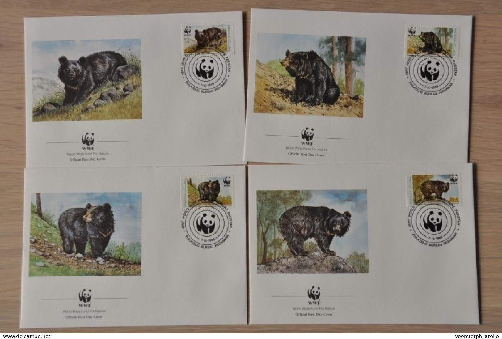214 ++ FDC WWF WNF WERELD NATUUR FONDS ++ PAKISTAN BEER BEAR - Otros & Sin Clasificación