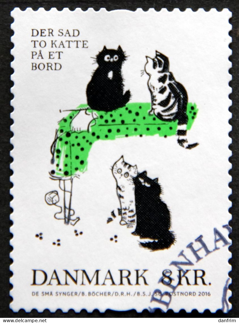 Denmark 2016     Children's Songs Children Kids Cats   MINR.1888  ( Lot  G 1531  ) - Gebruikt