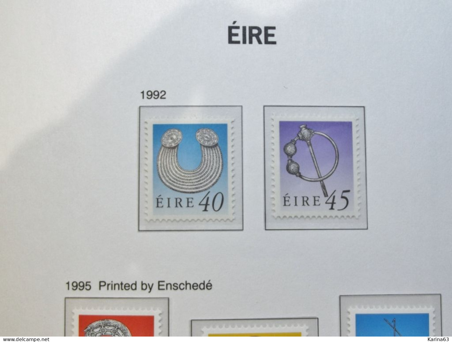 Ireland - Irelande - Eire - 1992 - 1995  -  Y&T N° ( 9 Val.)  - MNH - Postfris - Neufs