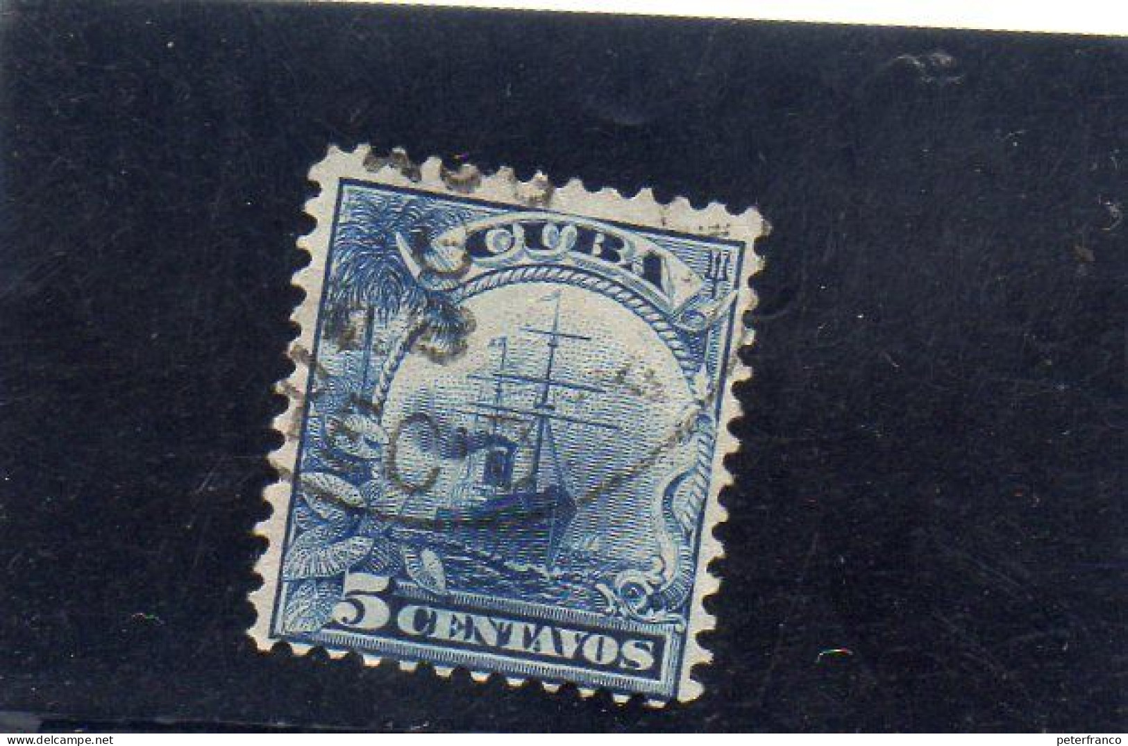 1905 Cuba - Ocean Line Umbria - Usati
