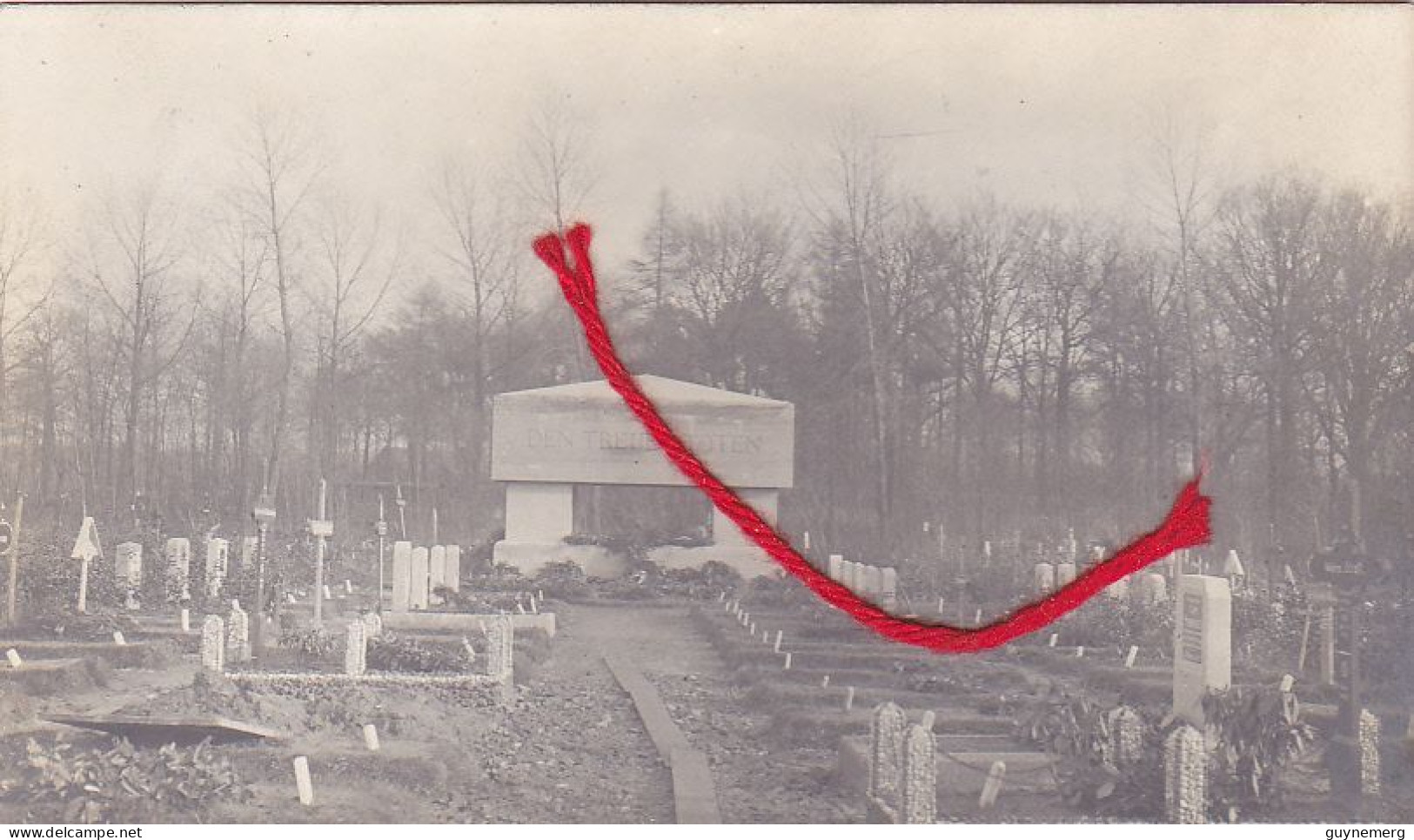 Houthulst Hochquartier Begraafplaats  Friedhof Duitse Fotokaart 1° W.O. - Houthulst