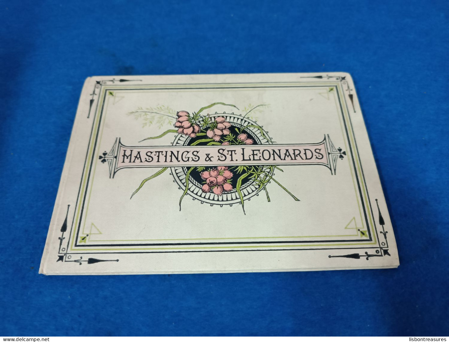 VERY RARE HASTINGS & ST. LEONARDS VIEWS BOOKLET WITH 10 VIEWS / PAGES EARLY XX - Hastings