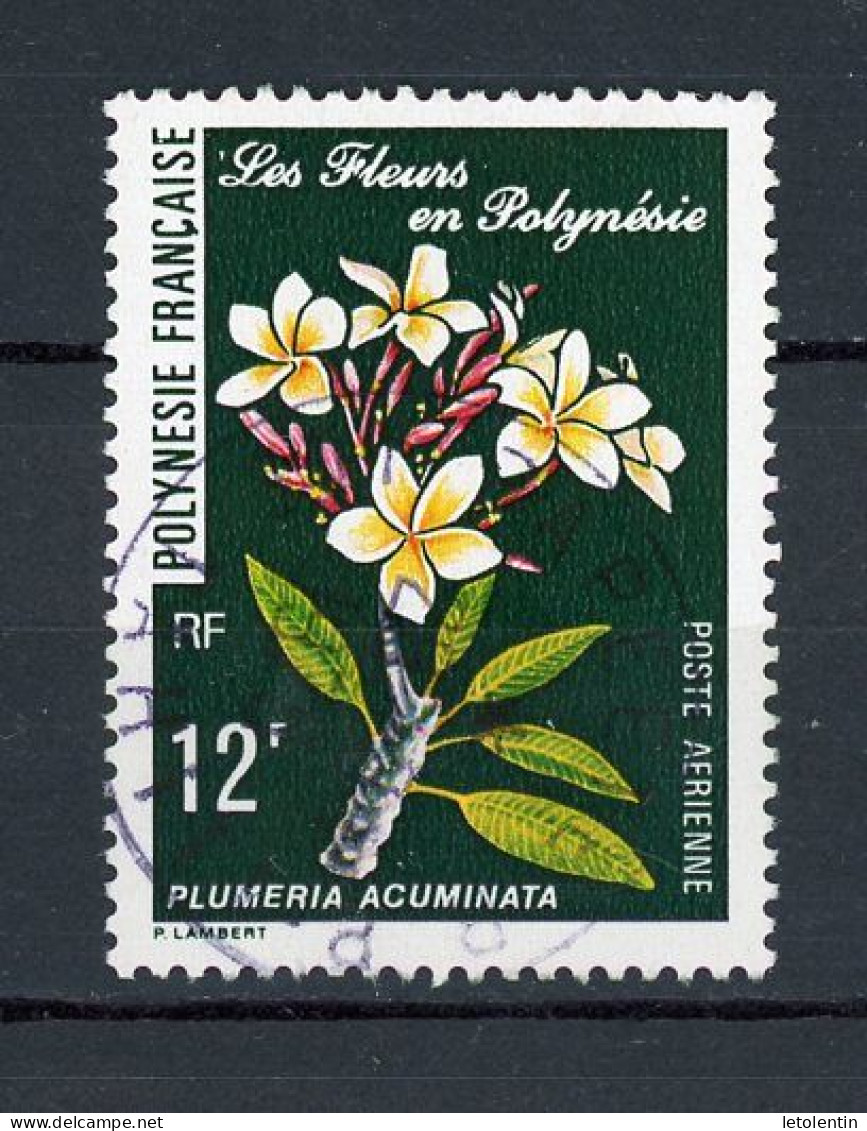 POLYNESIE - FLORE - POSTE AERIENNE - N° Yt 127 Obli. - Used Stamps