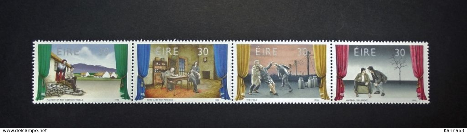 Ireland - Irelande - Eire - 1990 Y&T N° 736 / 739 ( 4 Val.) Irish Theatre - Stage Art - MNH - Postfris - Neufs