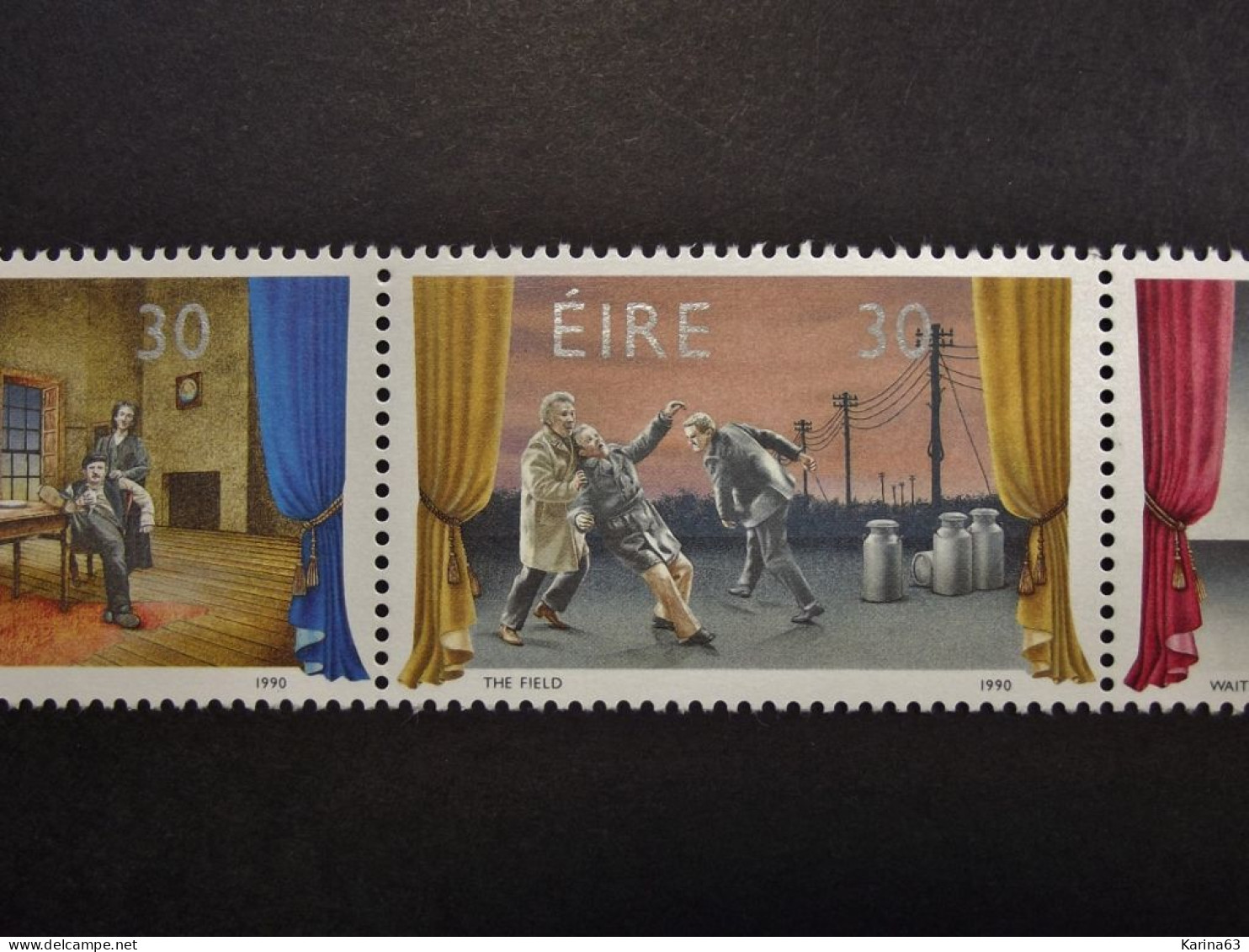 Ireland - Irelande - Eire - 1990 Y&T N° 736 / 739 ( 4 Val.) Irish Theatre - Stage Art - MNH - Postfris - Neufs