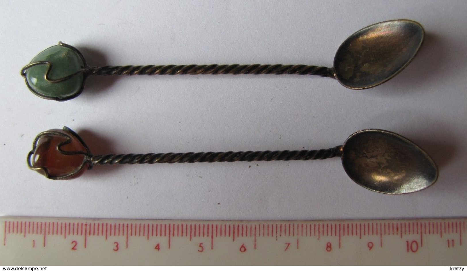 BISTROT - Lot De 2 Petites Cuillères En Argent - Spoons