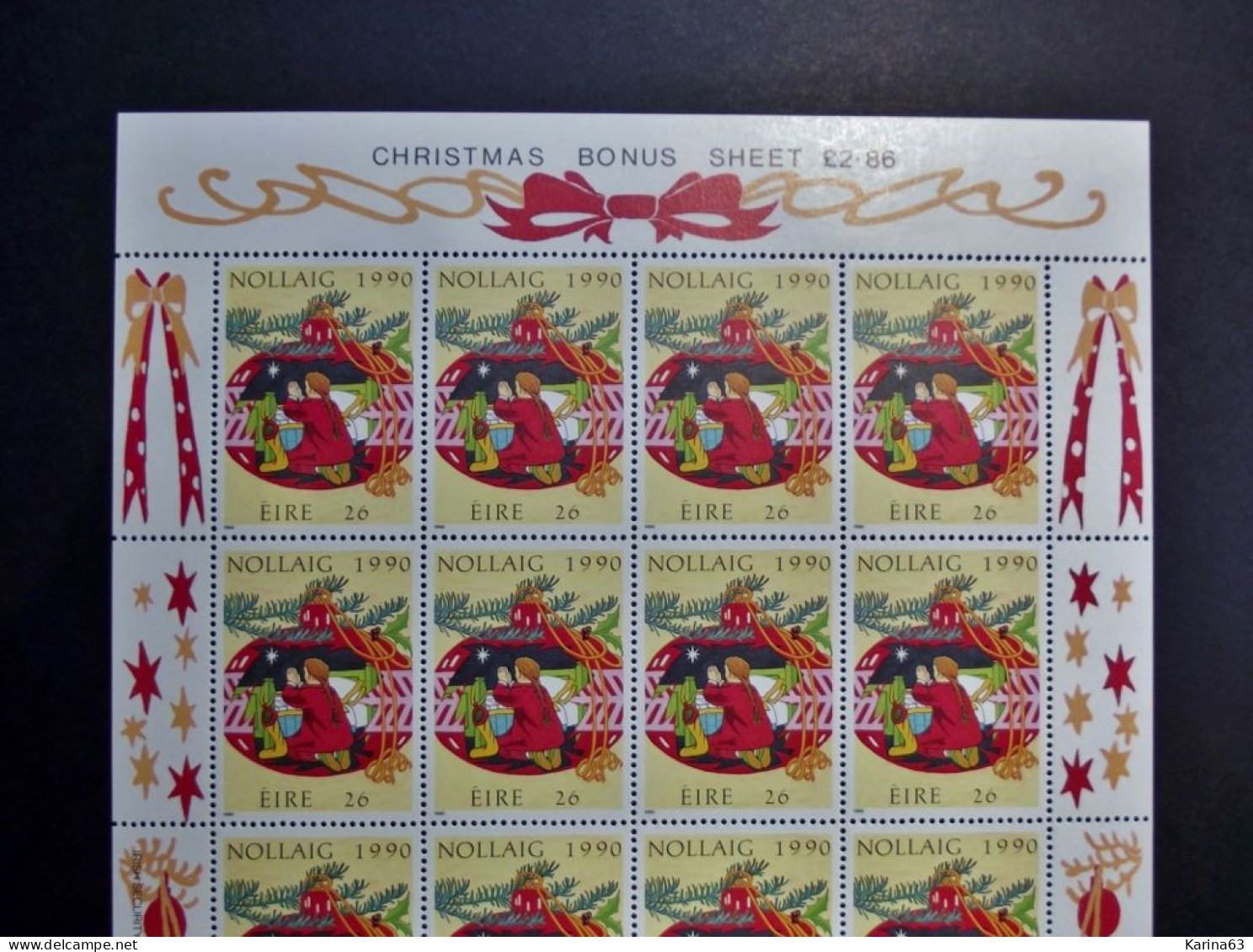 Ireland - Irelande - Eire - 1990 Y&T N° 743 ( 12 Val.) Christmas - Noel - Kerstmis - MNH - Postfris - Neufs