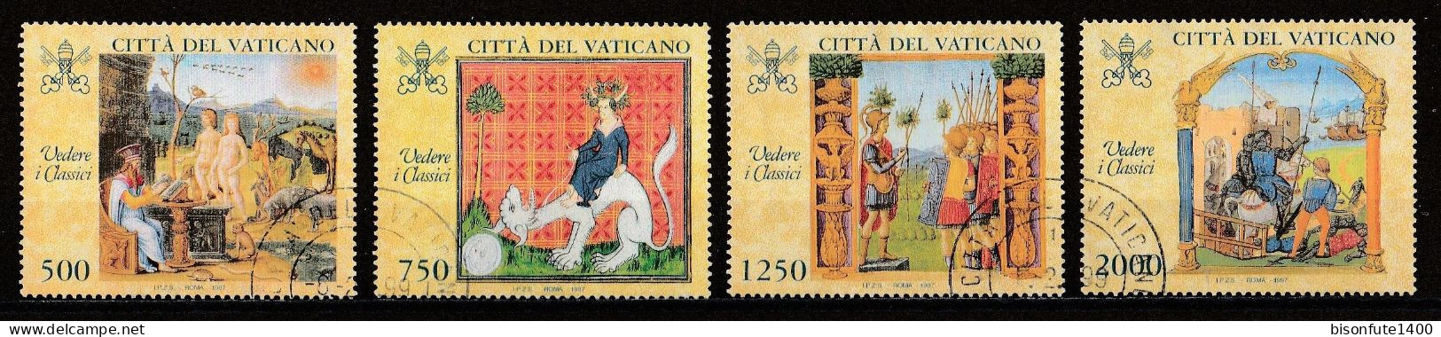 Vatican 1997 : Timbres Yvert & Tellier N° 1072 - 1073 - 1074 Et 1075 Oblitérés - Gebruikt