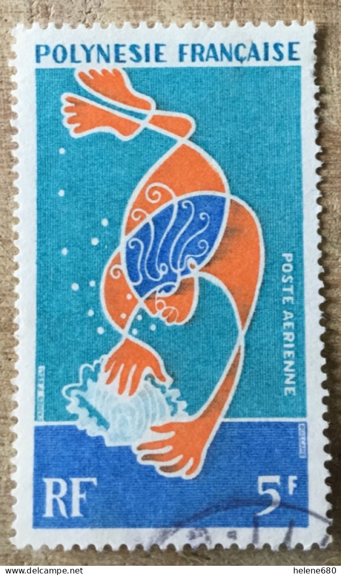 POLYNÉSIE. Huître Perlière  N° PA 35 - Used Stamps