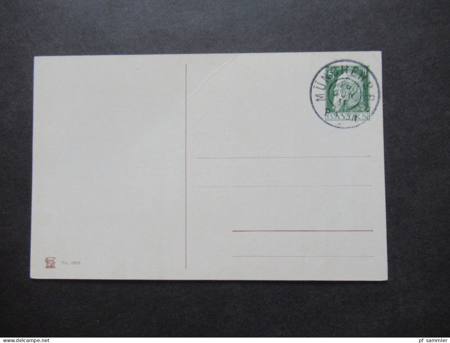 AD Bayern 1911 GA / Privat GA / PP Luitpold Prinz Regent Bayern Walther Firle Pinx. Tagesstempel Muenchen 2 B.P. - Postal  Stationery