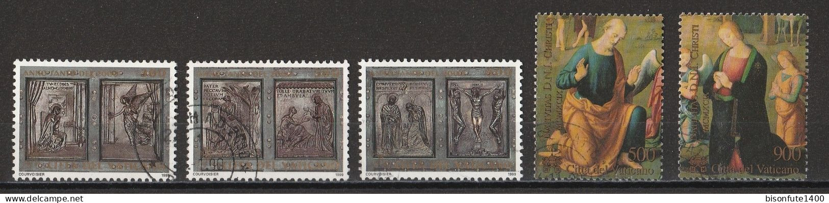 Vatican 1999 : Timbres Yvert & Tellier N° 1162 - 1164 - 1166 - 1177 - 1178 - 1179 Et 1180 Oblitérés - Oblitérés