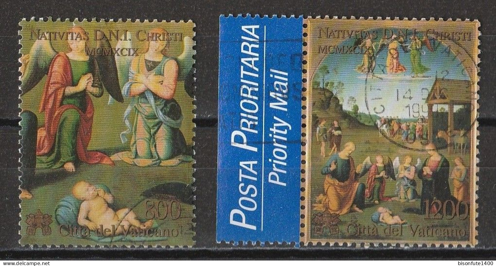 Vatican 1999 : Timbres Yvert & Tellier N° 1162 - 1164 - 1166 - 1177 - 1178 - 1179 Et 1180 Oblitérés - Usati