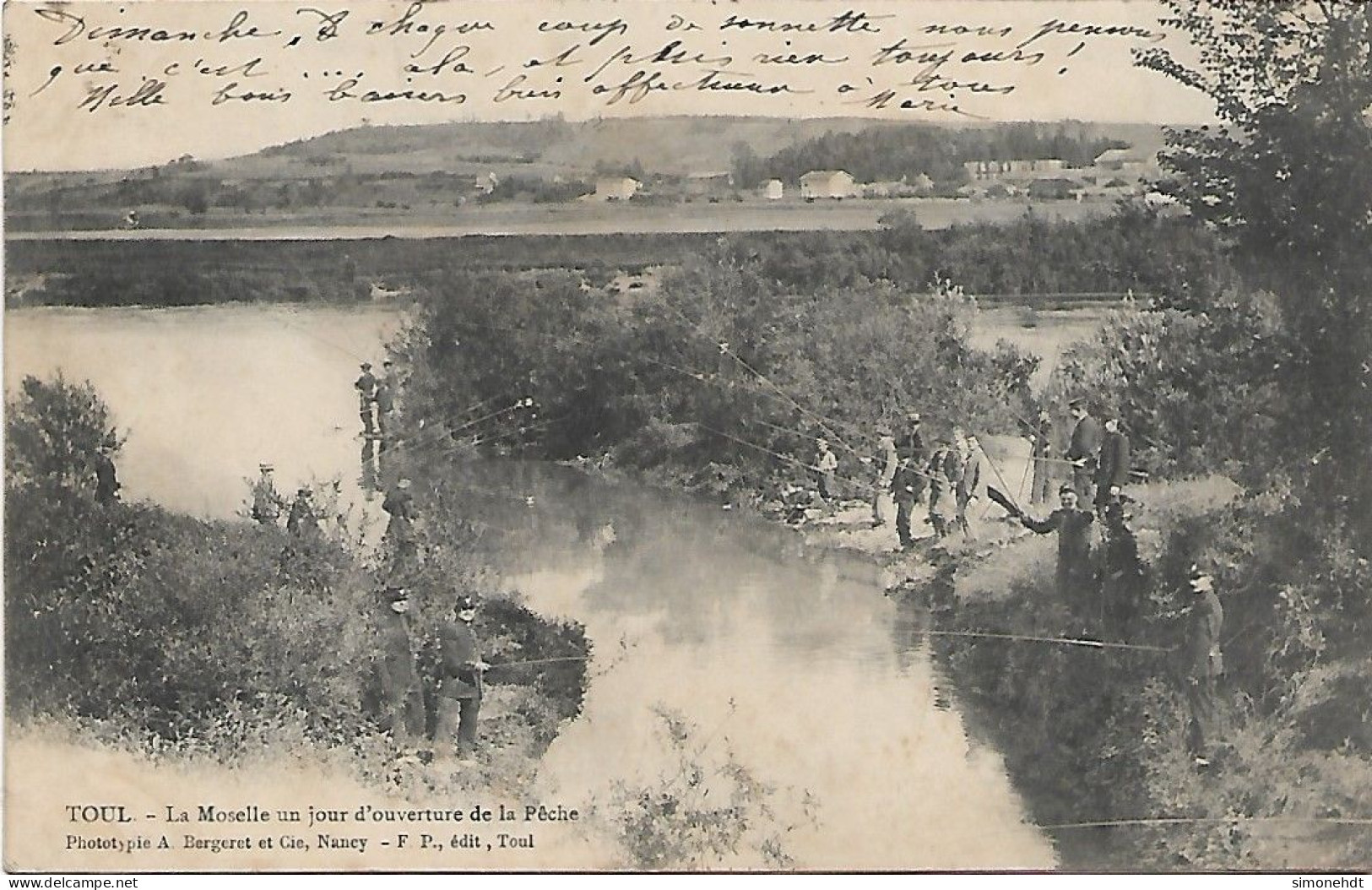 54 - TOUL - La Moselle Un Jour D'ouverture De La Pêche - Visvangst