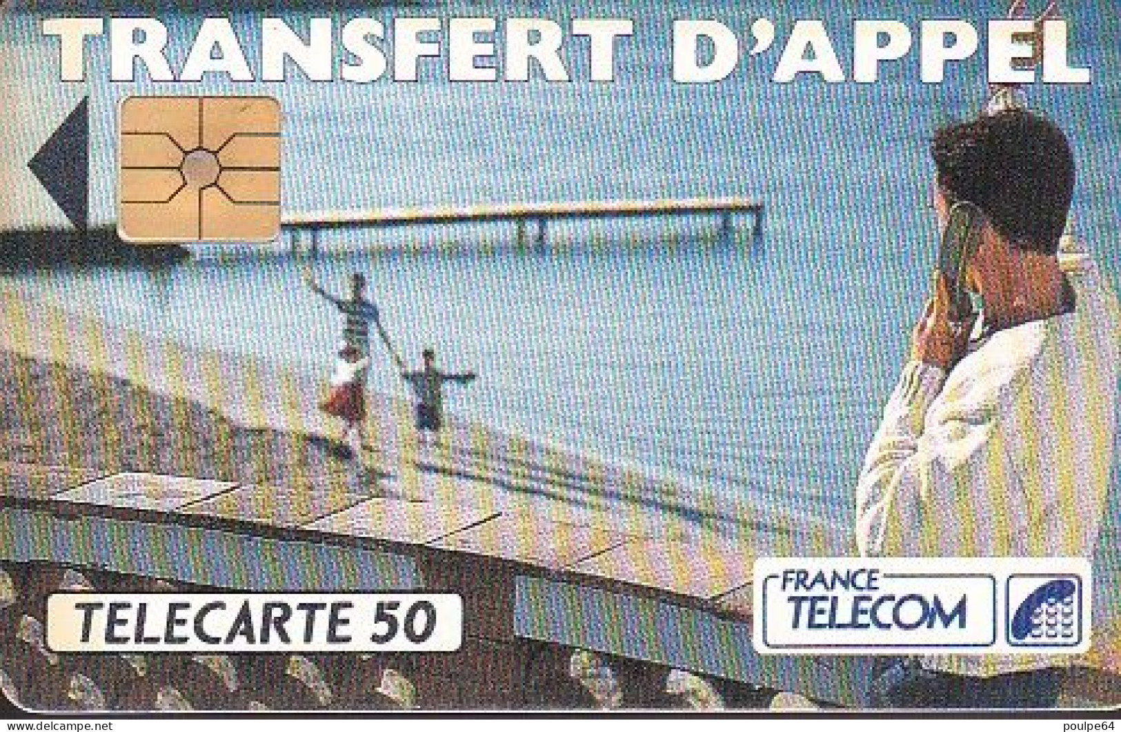 F275g - 11/1992 - TRANSFERT D'APPEL " Plage " - 50 GEM (Iso) - 1992