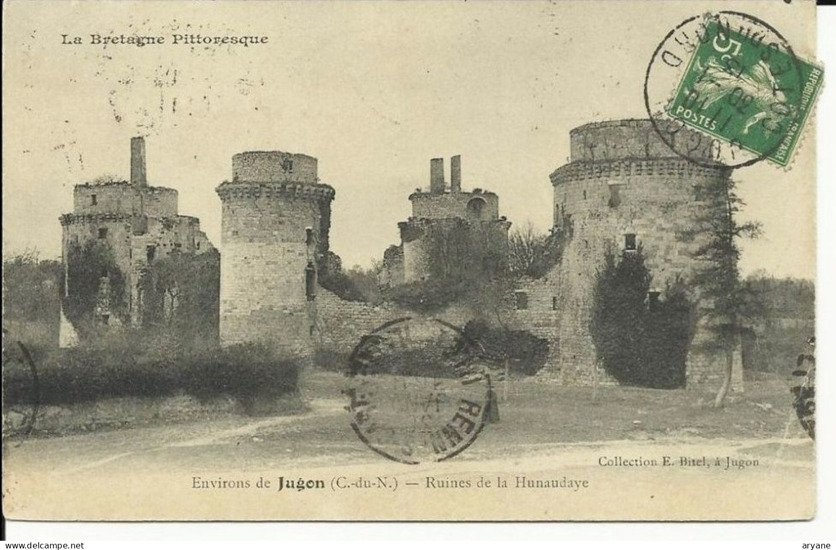 0598- CPA - 22 - Environs De JUGON - Ruines Hanaudaye - La Bretagne Pittoresque - Collection Bitel - 2 - Jugon-les-Lacs