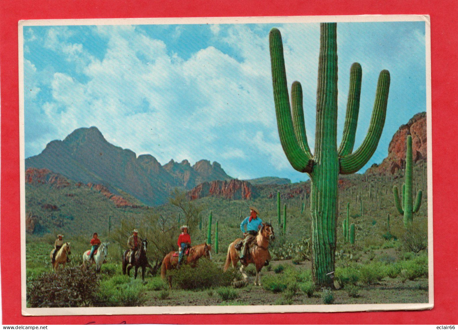 Riders On The Arizona Desert Phoenix CPM  Animation Photo Color RAY MANLEY  IMPECCABLE N° 113375 - Phoenix