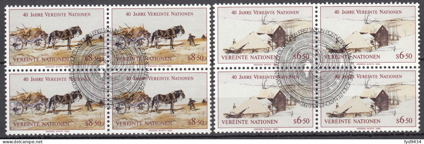 N° 51 Et N° 52 En Bloc De 4 - O - ( E 1969 ) - Used Stamps