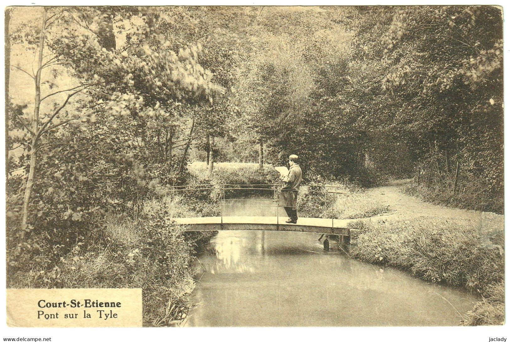 Court-St-Saint-Etienne -- Pont Sur La Tyle    (2 Scans) - Court-Saint-Etienne