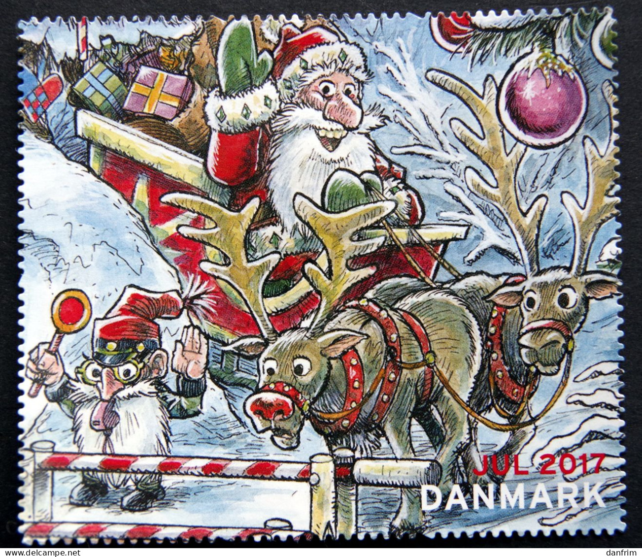 Denmark 2017 CRISMAS   (O)        (lot G 2131  ) - Plaatfouten En Curiosa