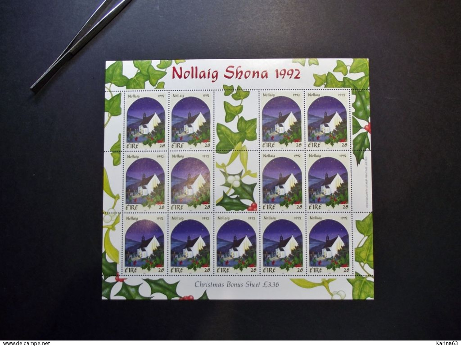 Ireland - Irelande - Eire - 1992 - Y&T N° 817 ( 13 Val.) Christmas - Noel - Kerstmis - MNH - Postfris - Neufs