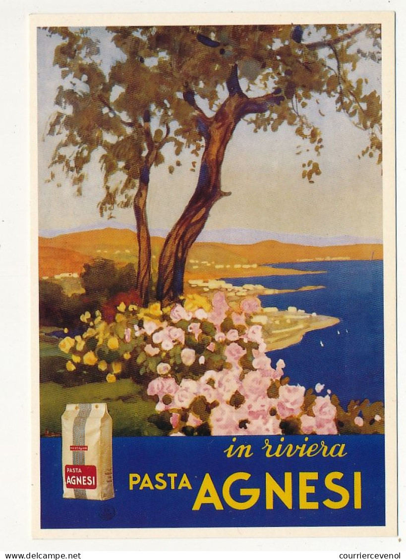 CPM - In Riviera Pasta Agnesi - Reproduction D'une Affiche Publicitaire Des Années 30 - Publicidad