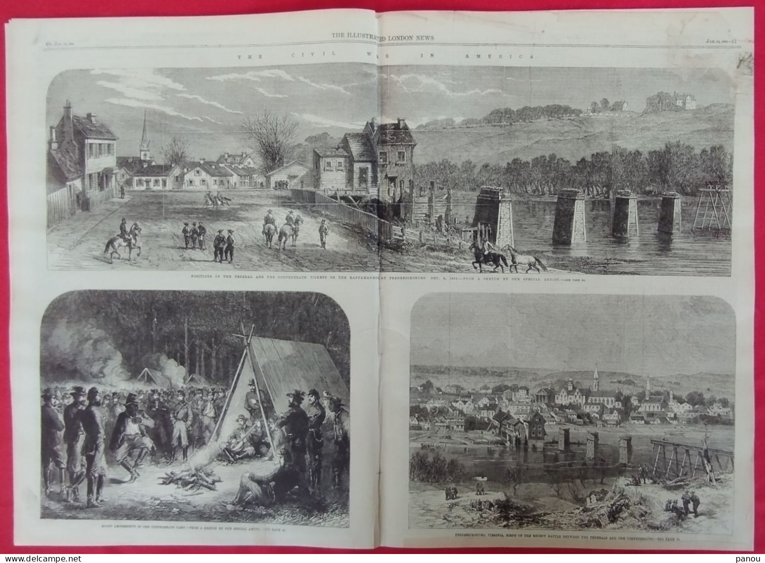 THE ILLUSTRATED LONDON NEWS 1183 JANUARY 10,1863 THE CIVIL WAR IN AMERICA. VICTORIA, VANCOUVER ISLAND - Other & Unclassified